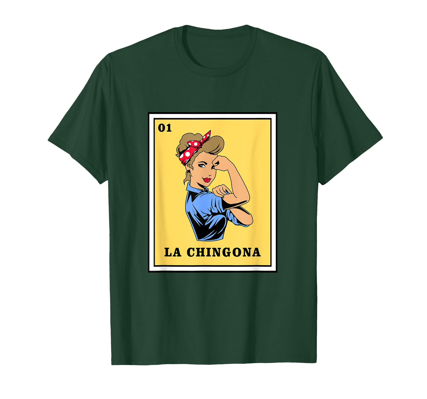 Mexican Lottery Bingo Game La Chingona T-Shirt