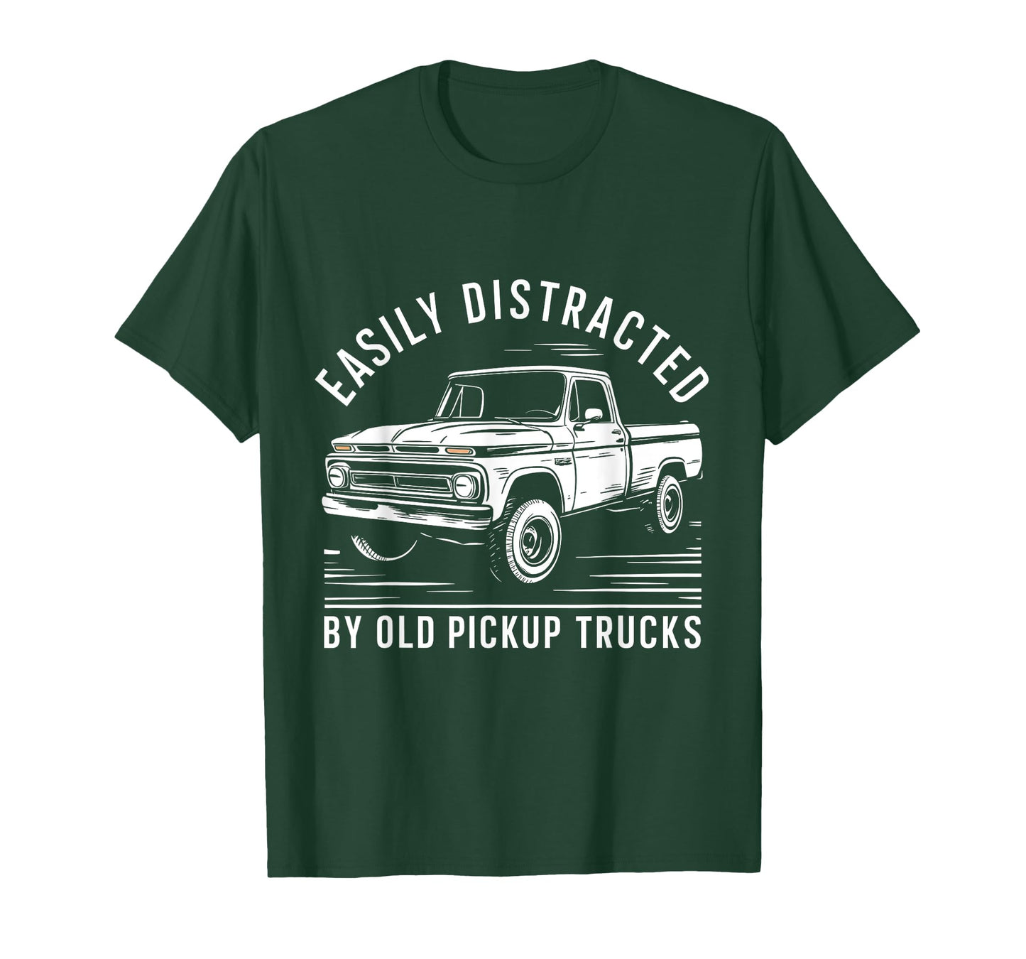 Easily distracted By Old Pickup Trucks T-Shirt