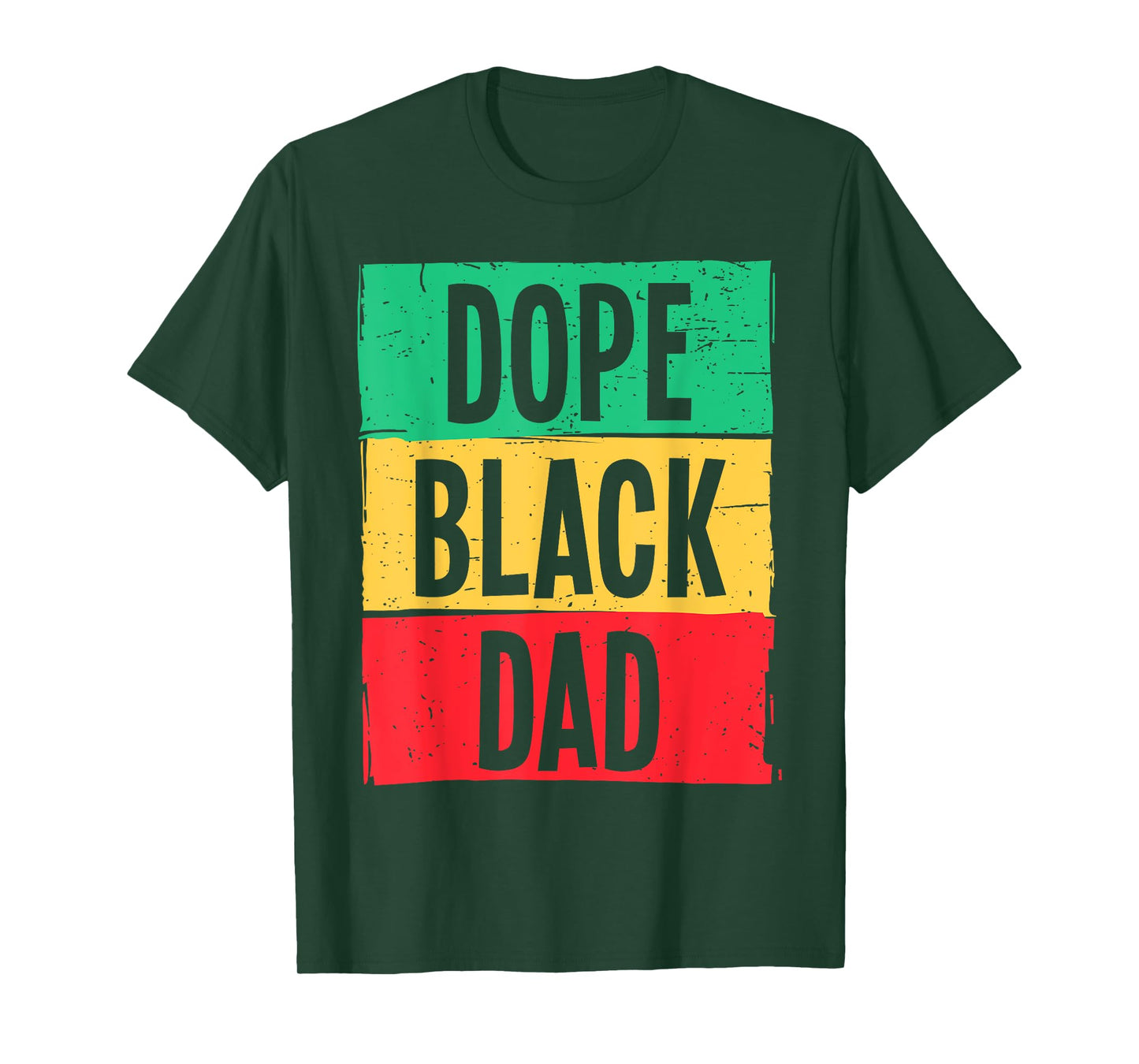 Dope Black Dad Father's Day Juneteenth History Month Funny T-Shirt