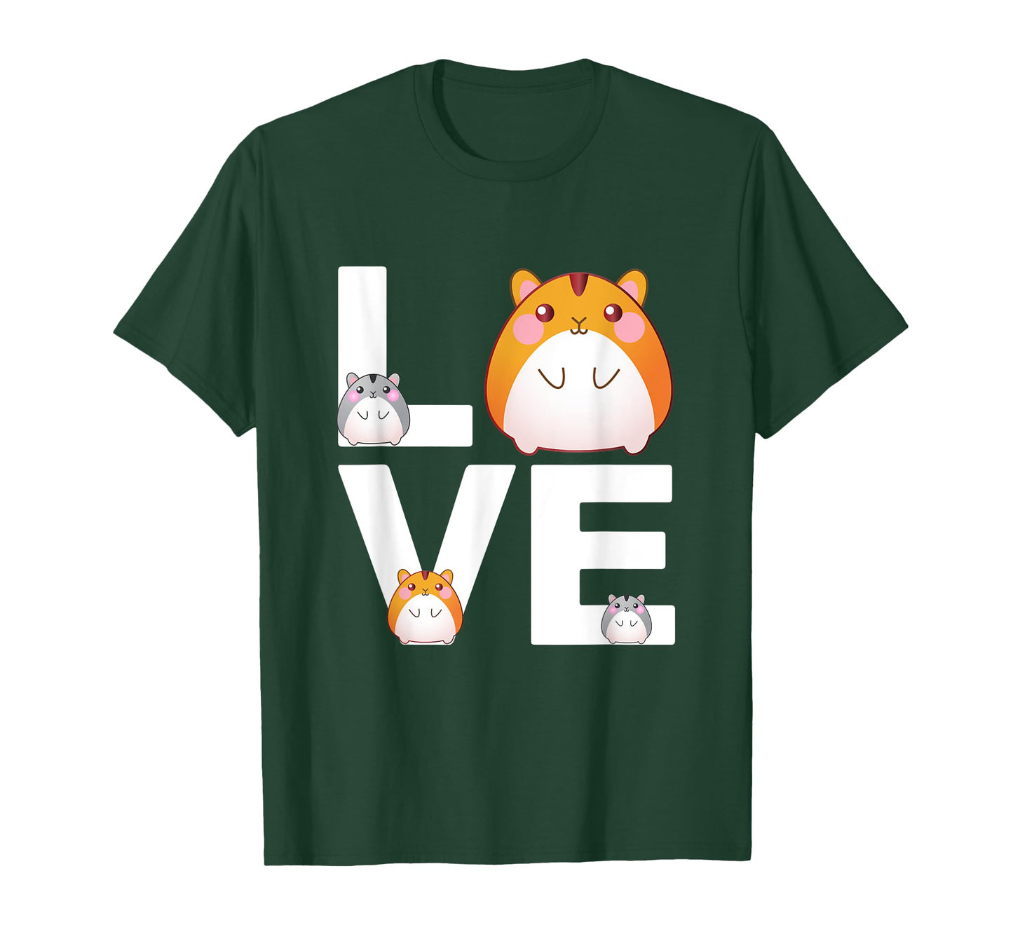 Funny Love Hamsters Shirt Animal Toys Pets Lovers TShirt T-Shirt