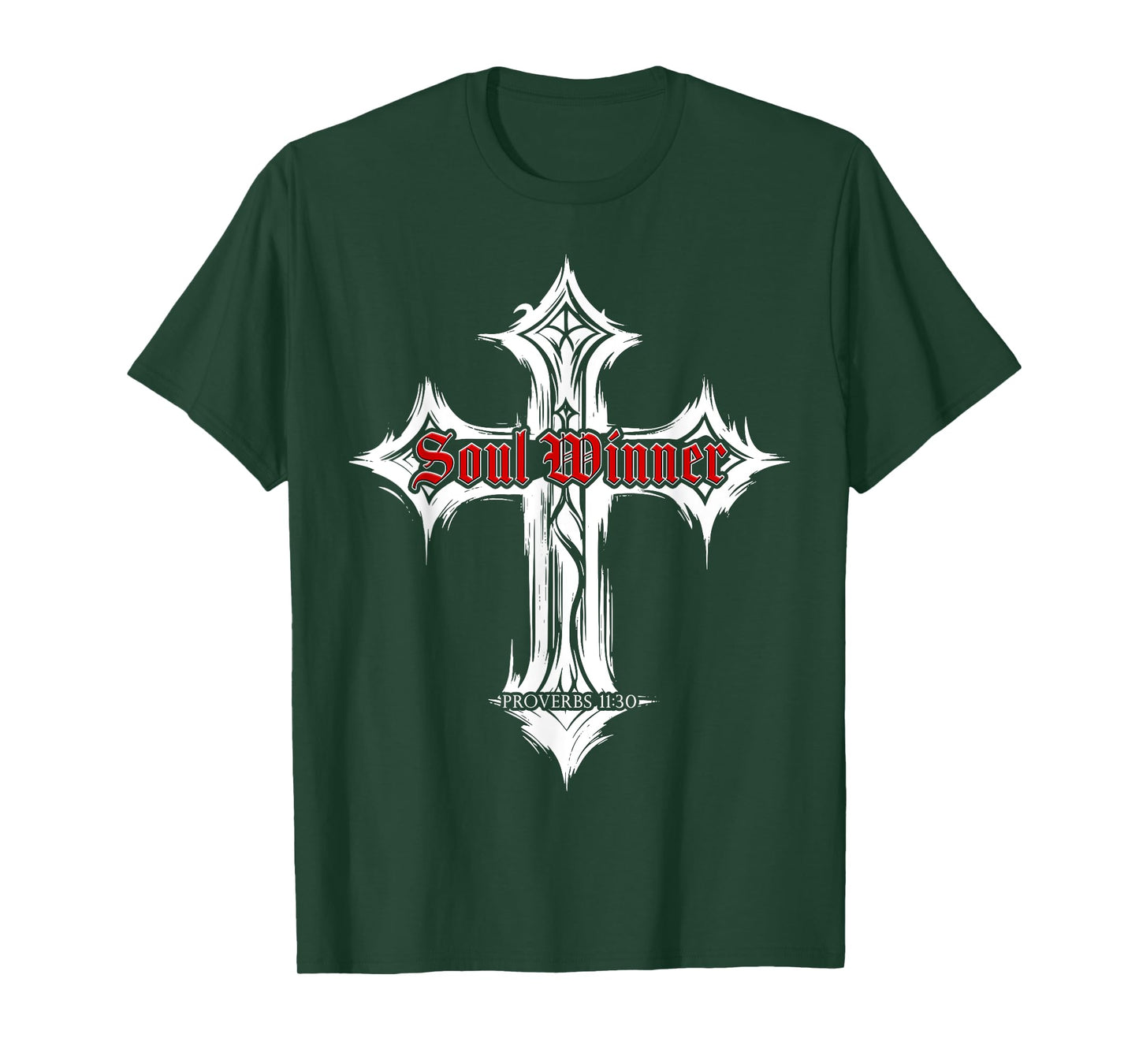 Proverbs 11:30 Soul Winner – Christian Evangelism Gospel T-Shirt