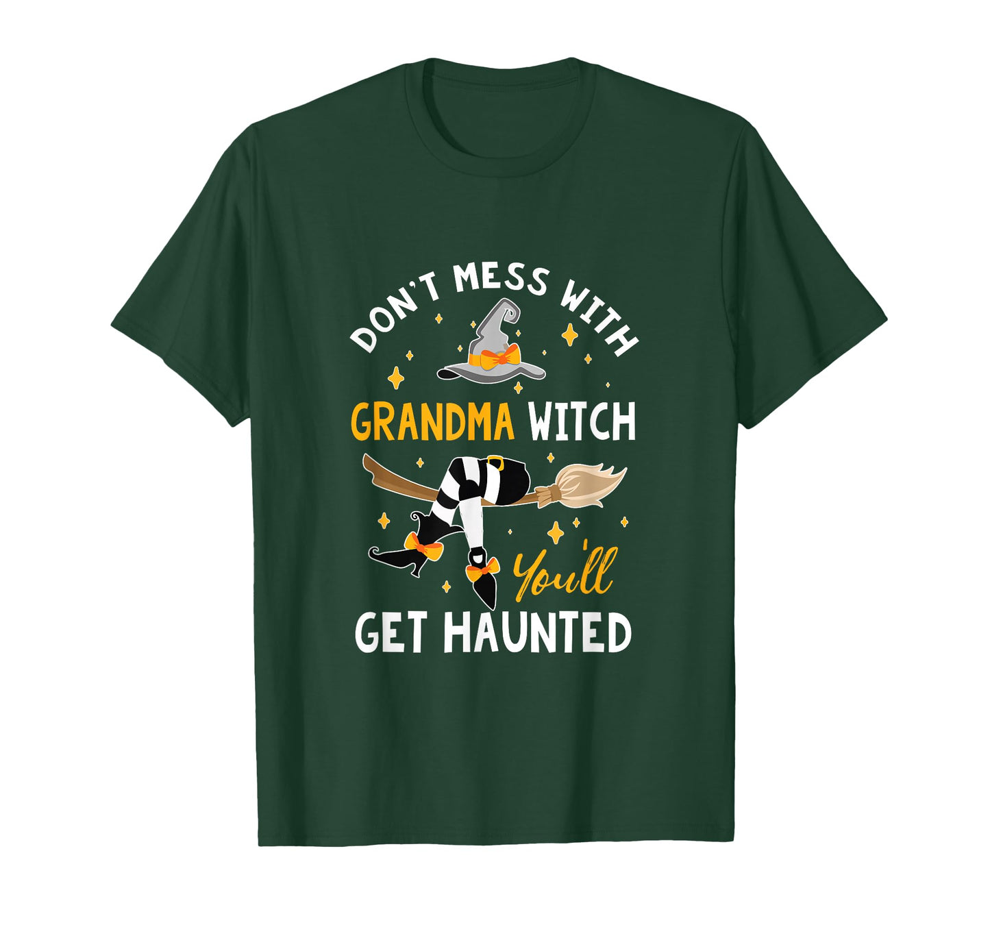 Spooky Funny Grandma Witch Costume Shirt T-Shirt
