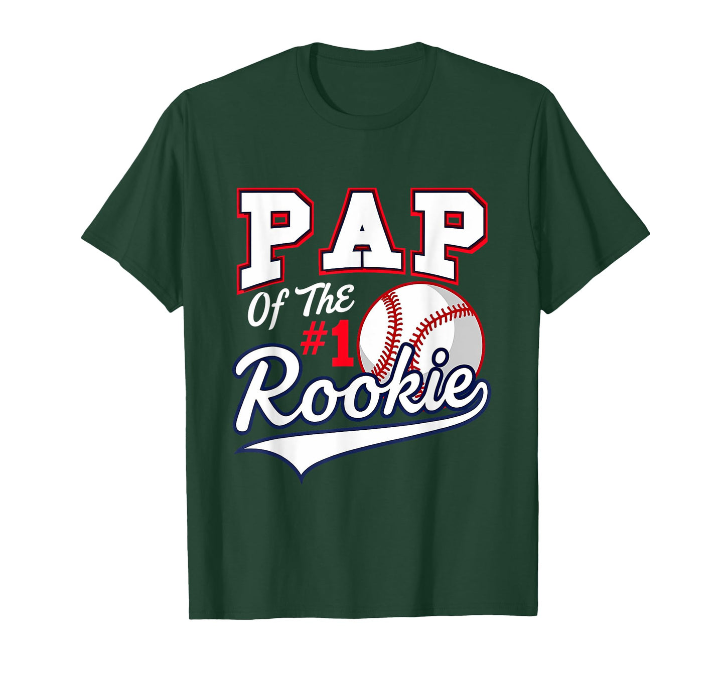 Retro Daddy Pap Of The Number 1 Rookie Baseball T-Shirt