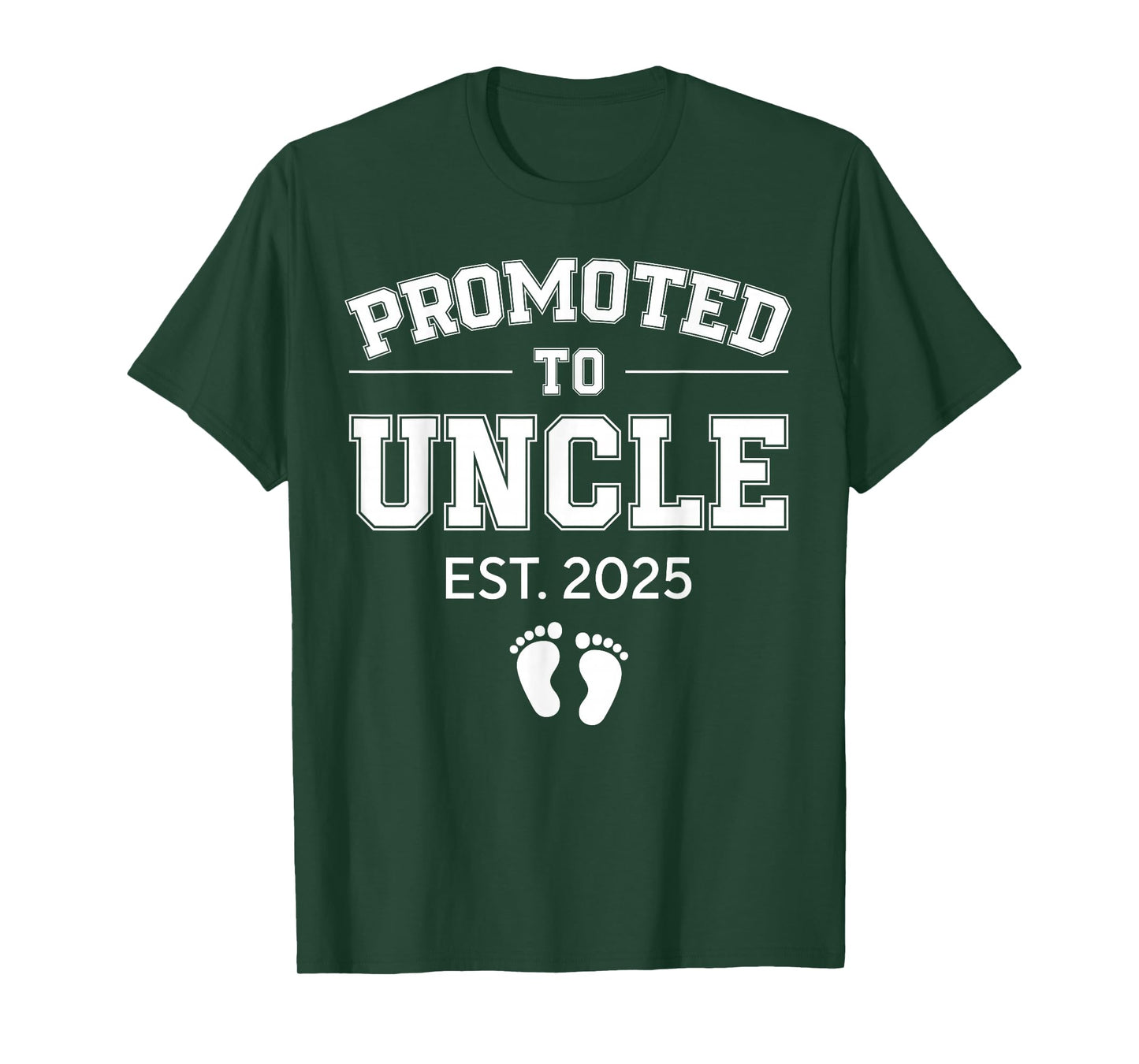 Promoted To Uncle Est 2025 Uncle To Be Gifts 1St Time Uncle T-Shirt