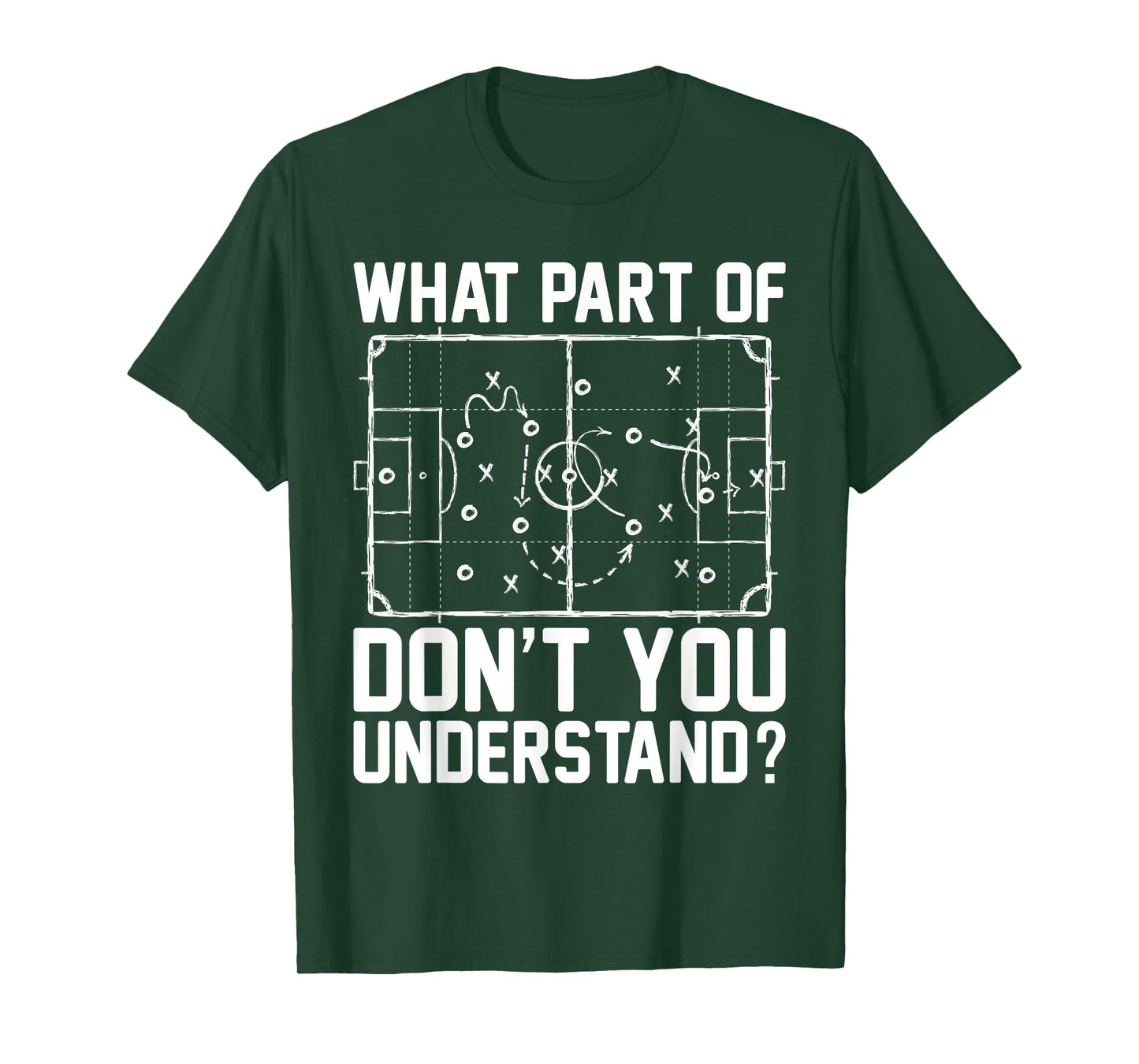 Funny Soccer What Part of Don't You Understand Soccer Coach T-Shirt