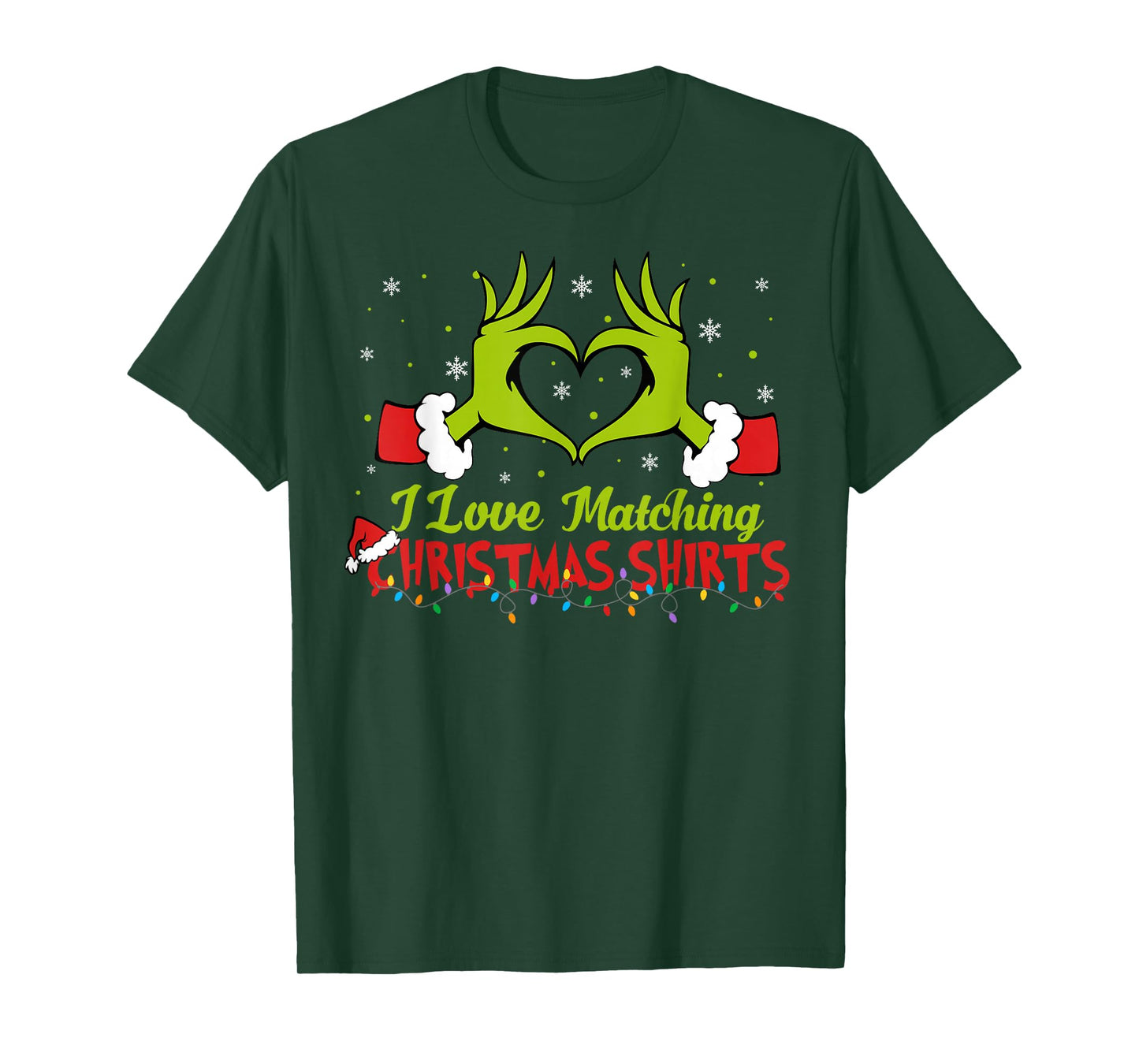 I Love Matching Christmas Shirts But I Don't Xmas Couples T-Shirt