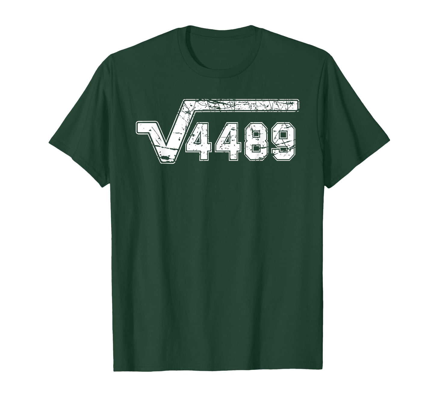 6 7 Vintage Funny Meme Square Root 4489 Slang Math Teacher T-Shirt
