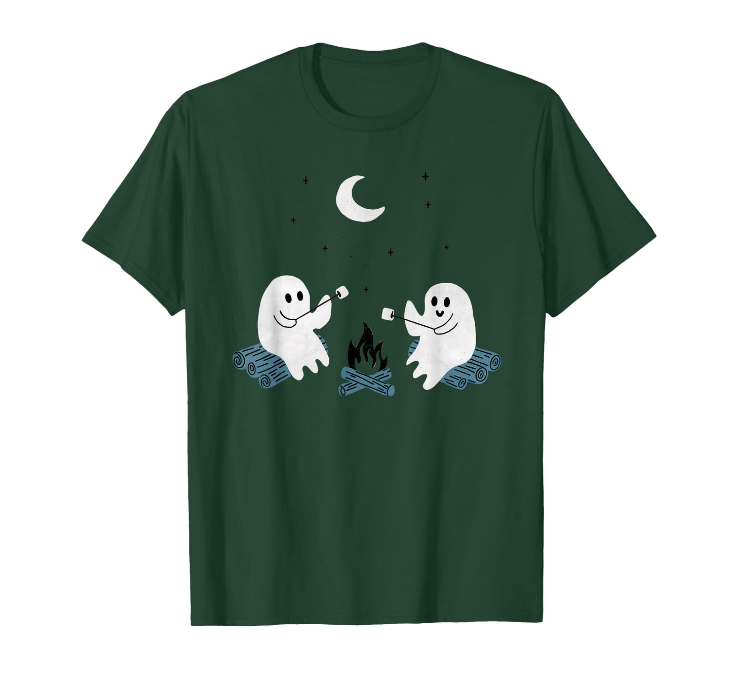 Halloween Tshirt Women Men Skeleton Witch Monster Party T-Shirt