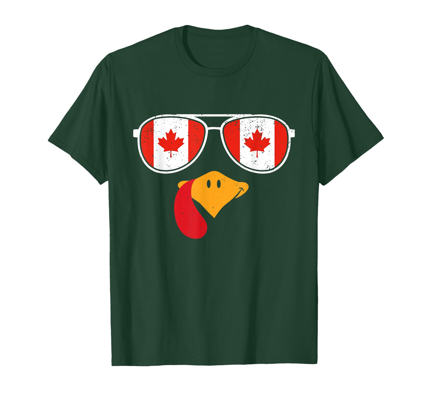 Canadian Turkey Funny Canada Thanksgiving Canadian Kids T-Shirt