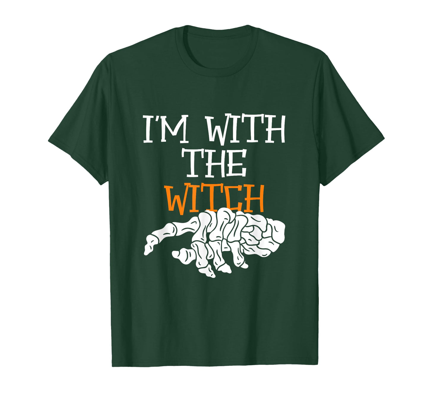 I’m with The Witch Funny Halloween Matching Costume T-Shirt