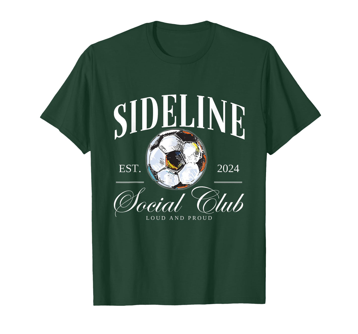 Sideline Social Club Soccer T-Shirt