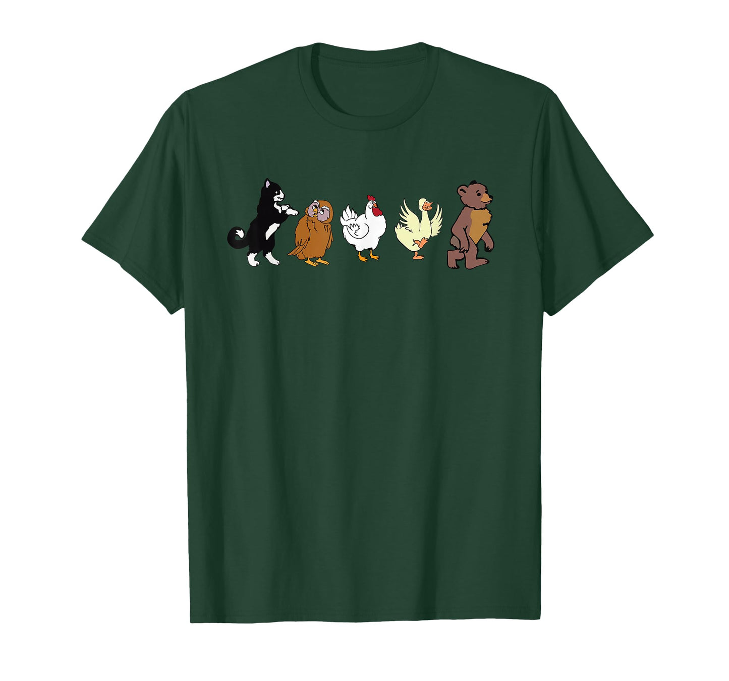 Little Bear Cartoon Animated TV Show Graphics Animal Friends T-Shirt