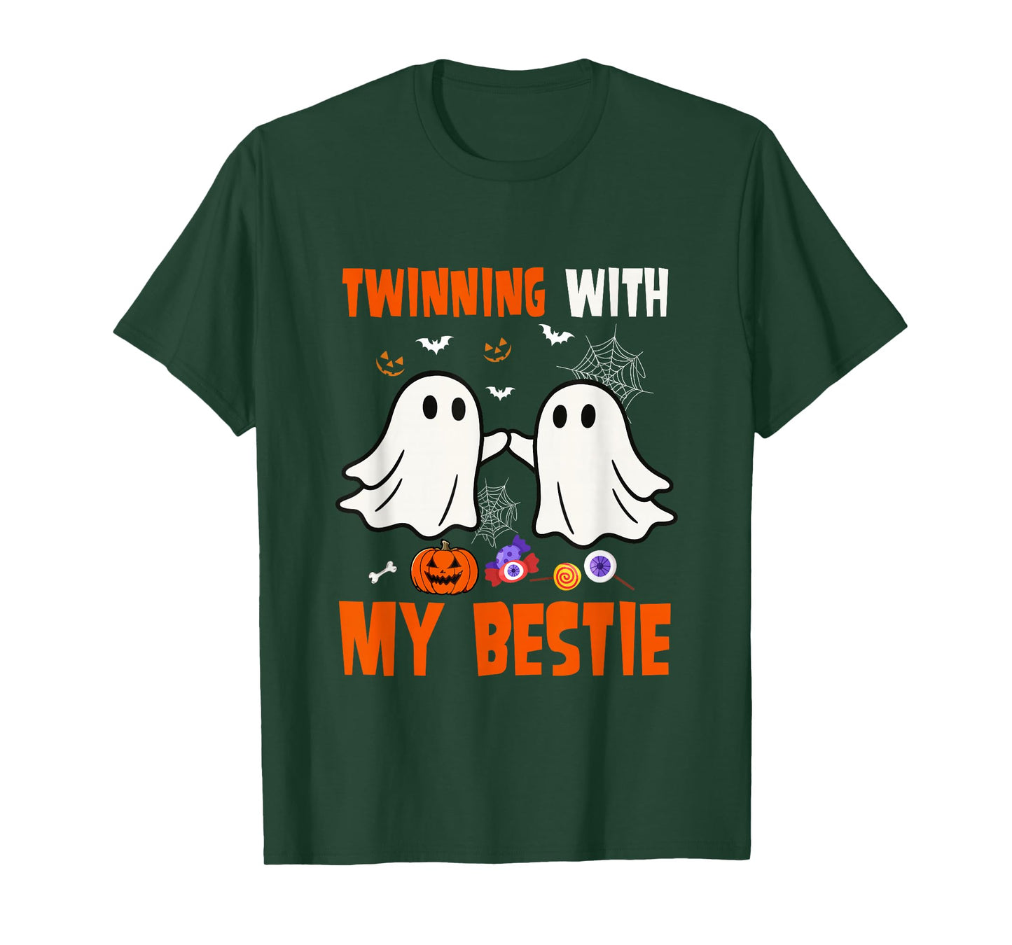 Twinning with Bestie Halloween Cute Boos Costume Friends T-Shirt