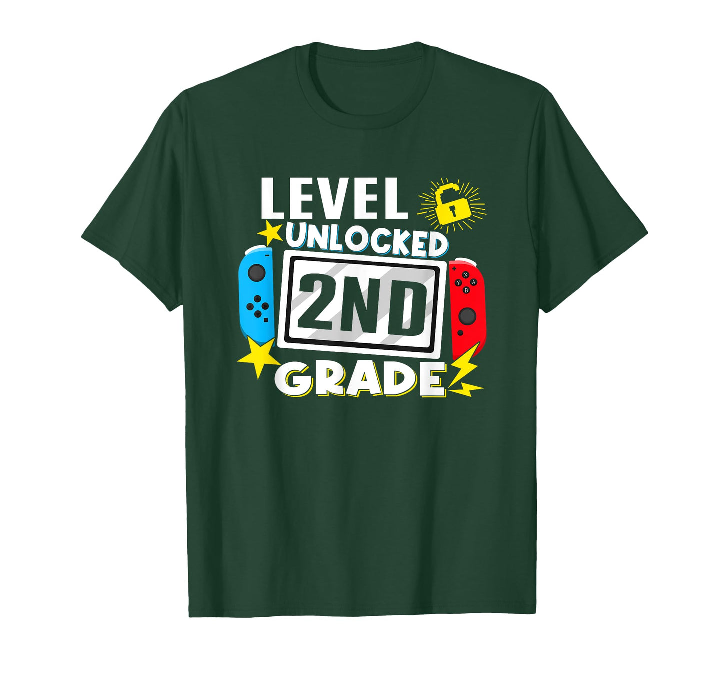 First Day Of 2nd Grade Level Unlocked Game Back To School T-Shirt