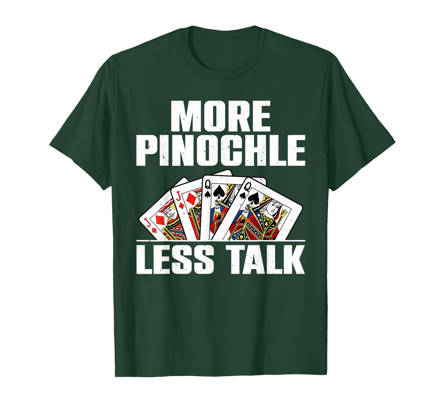 Funny Pinochle Design For Men Women Card Game Pinochle Lover T-Shirt