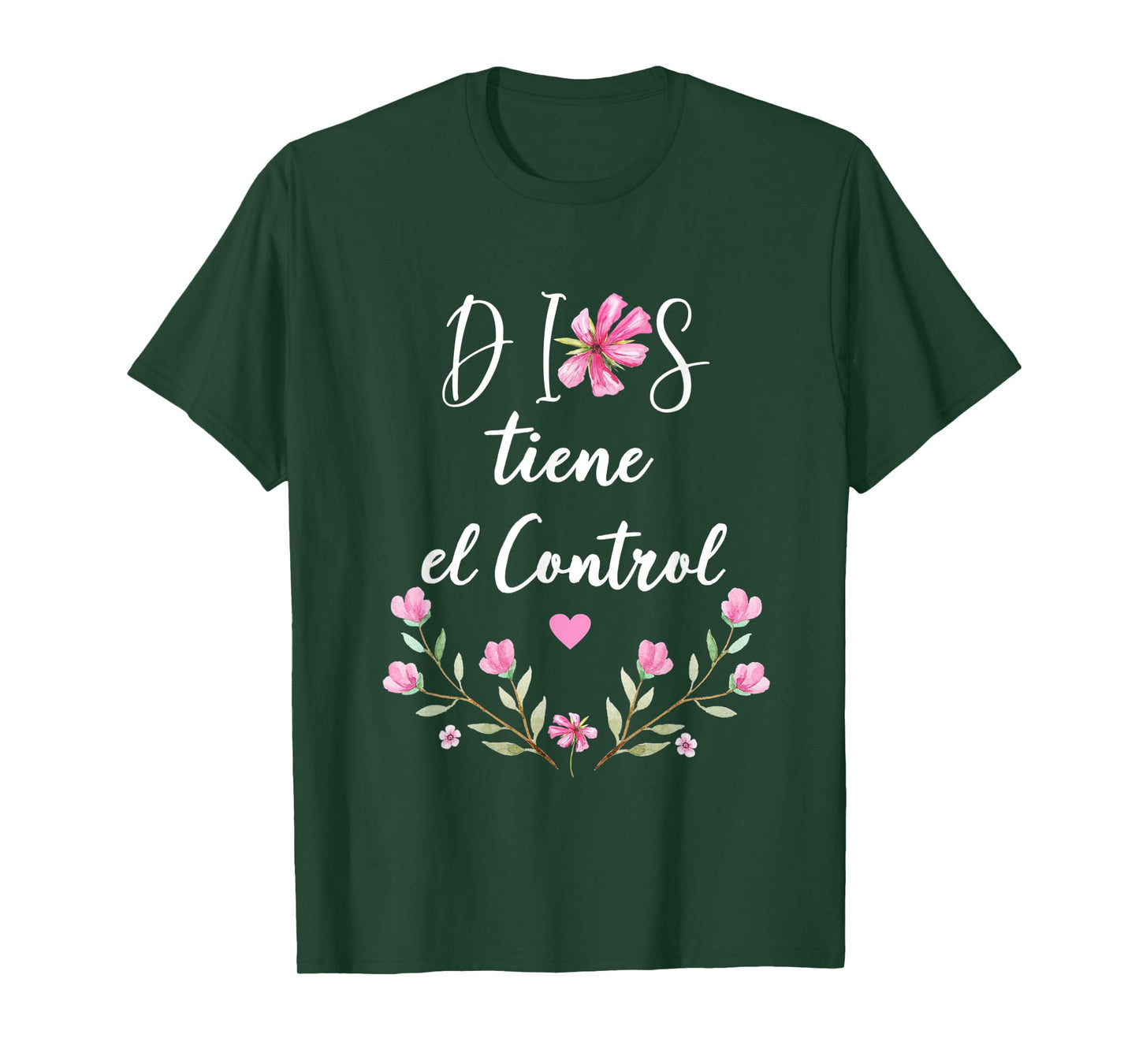 Dios Tiene el Control Tee Christian Spanish for Womens T-Shirt