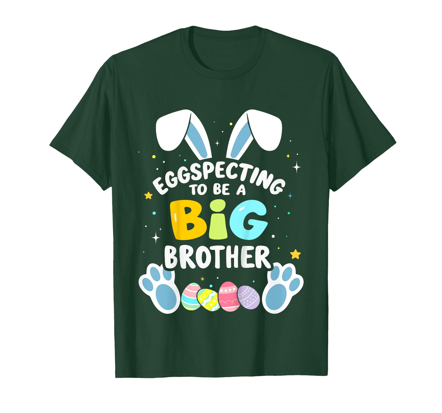 Kids Eggspecting to be a big brother easter baby announcement T-Shirt