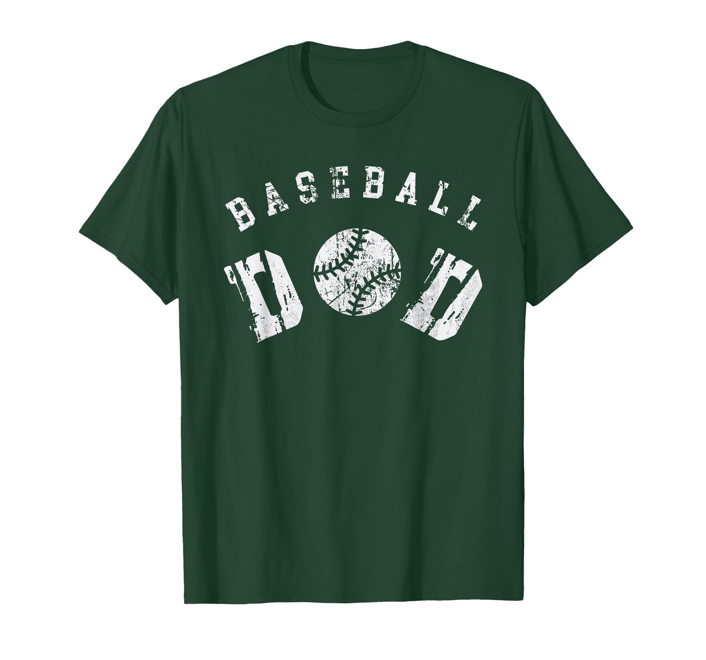 Retro Baseball Dad Happy Fathers Day for Men Sports Lovers T-Shirt