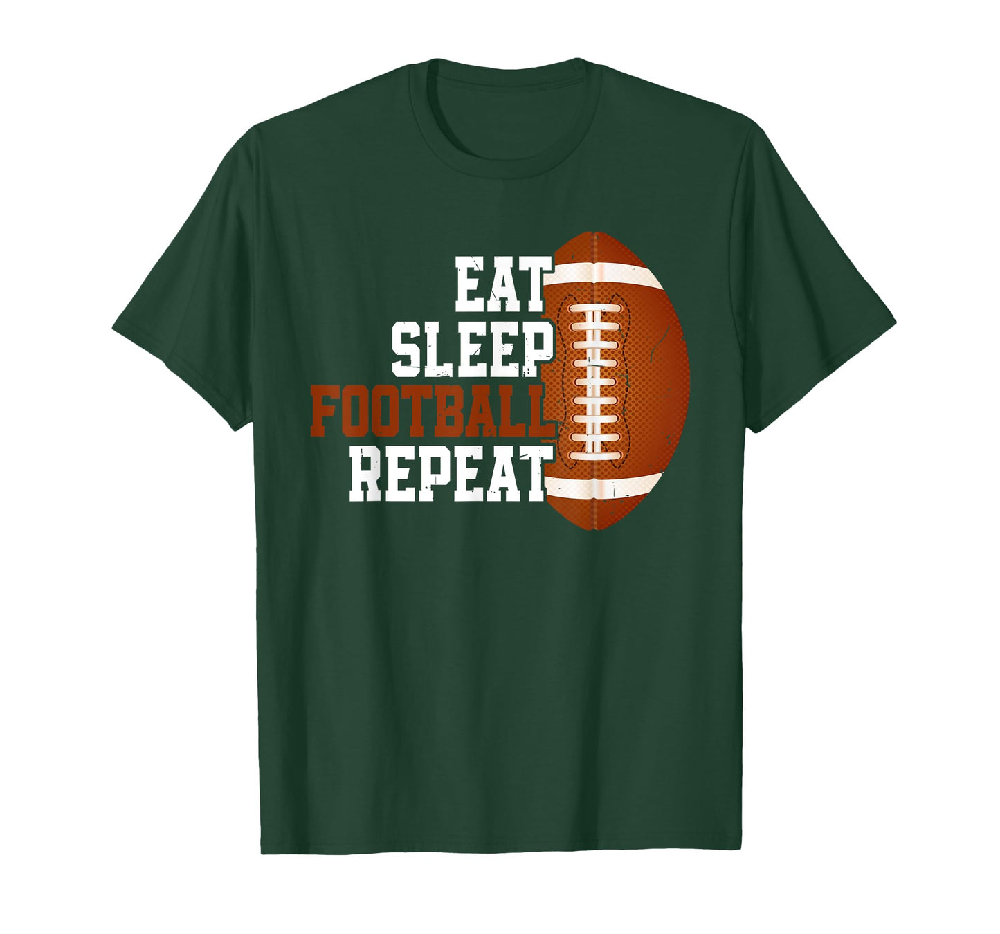 Eat Sleep Football Repeat Youth Shirt Kids Boys Girls Adult T-Shirt