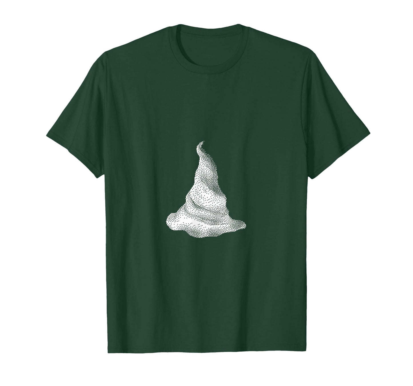 Spooky Witch Hat Occult Halloween Art T-Shirt