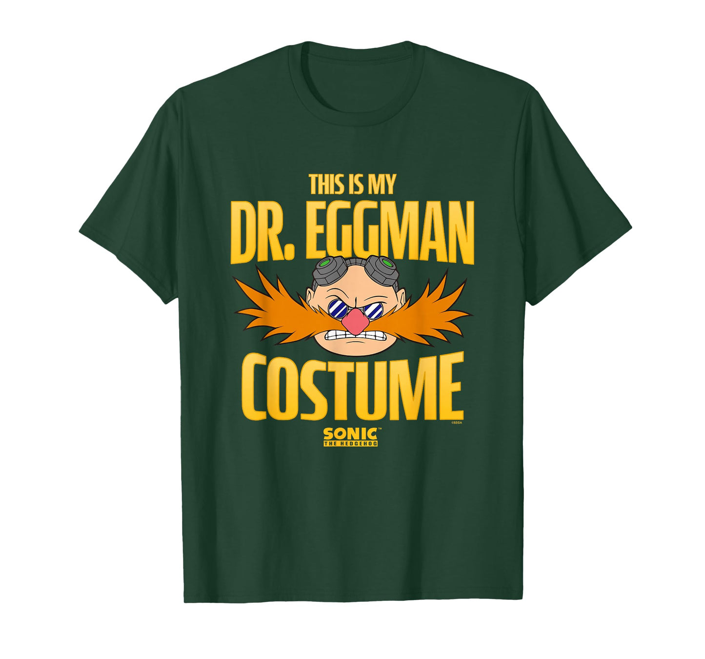 Sonic The Hedgehog Halloween This Is My Dr. Eggman Costume T-Shirt