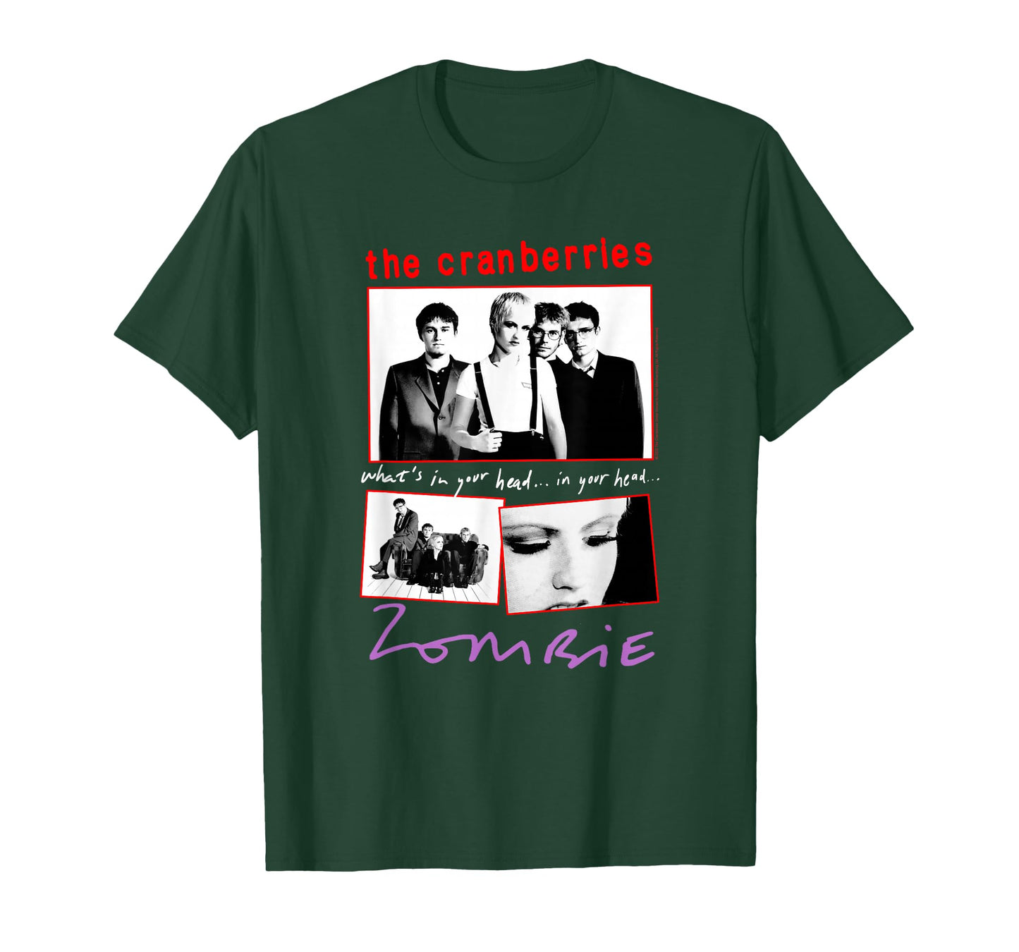 The Cranberries Zombie Collage Vintage Band T-Shirt