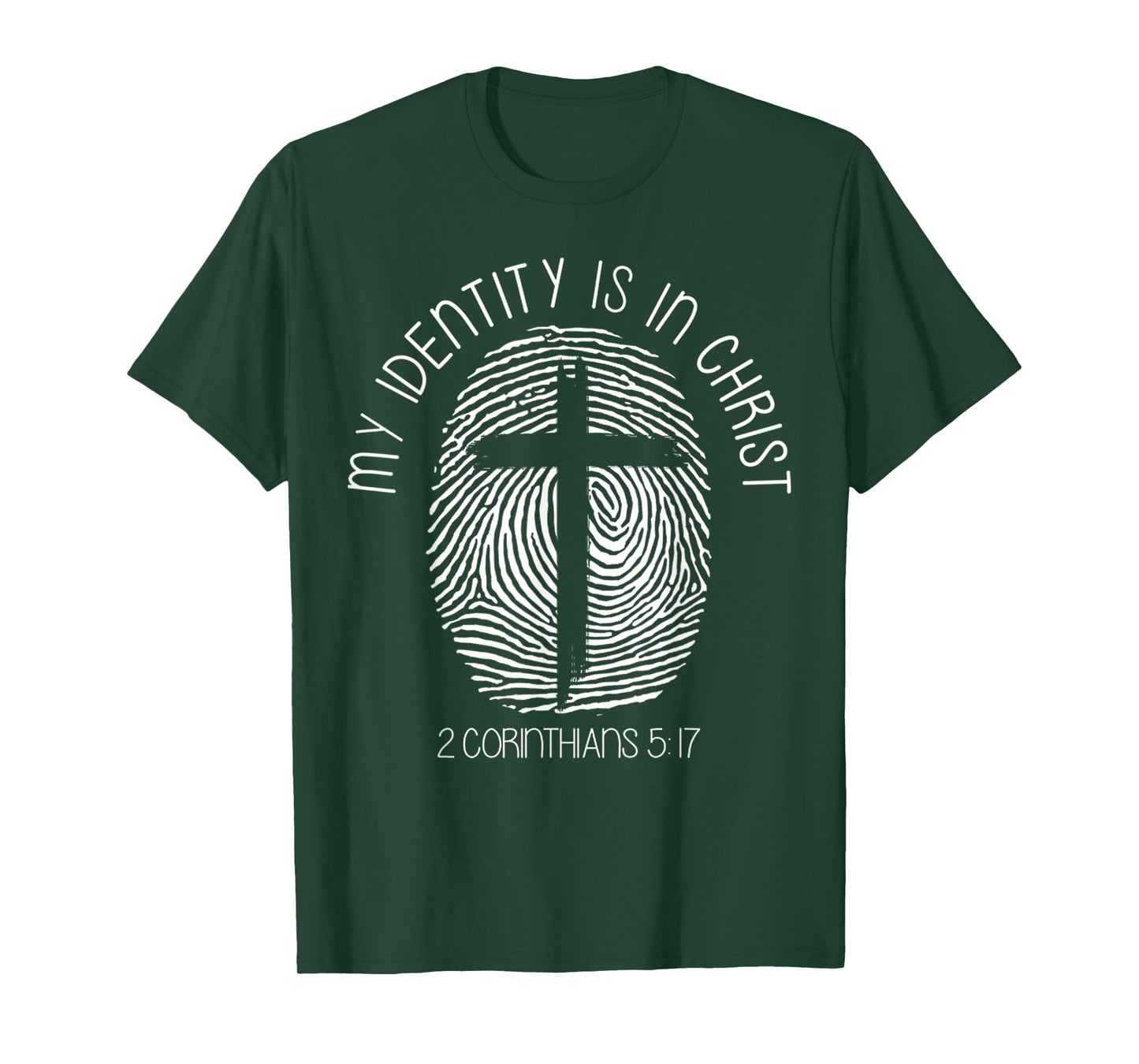 Vintage My Identity Is In Jesus Christ DNA Cross Christians T-Shirt