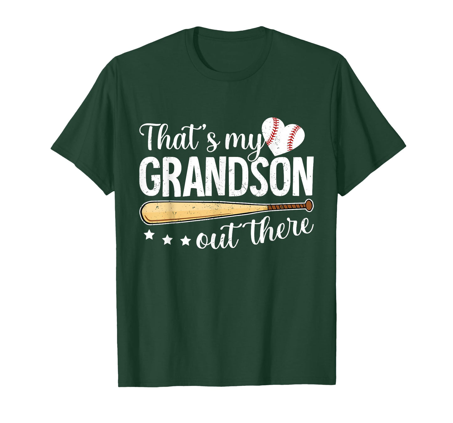 Baseball Grandma Funny That's My Grandson Out There Baseball T-Shirt
