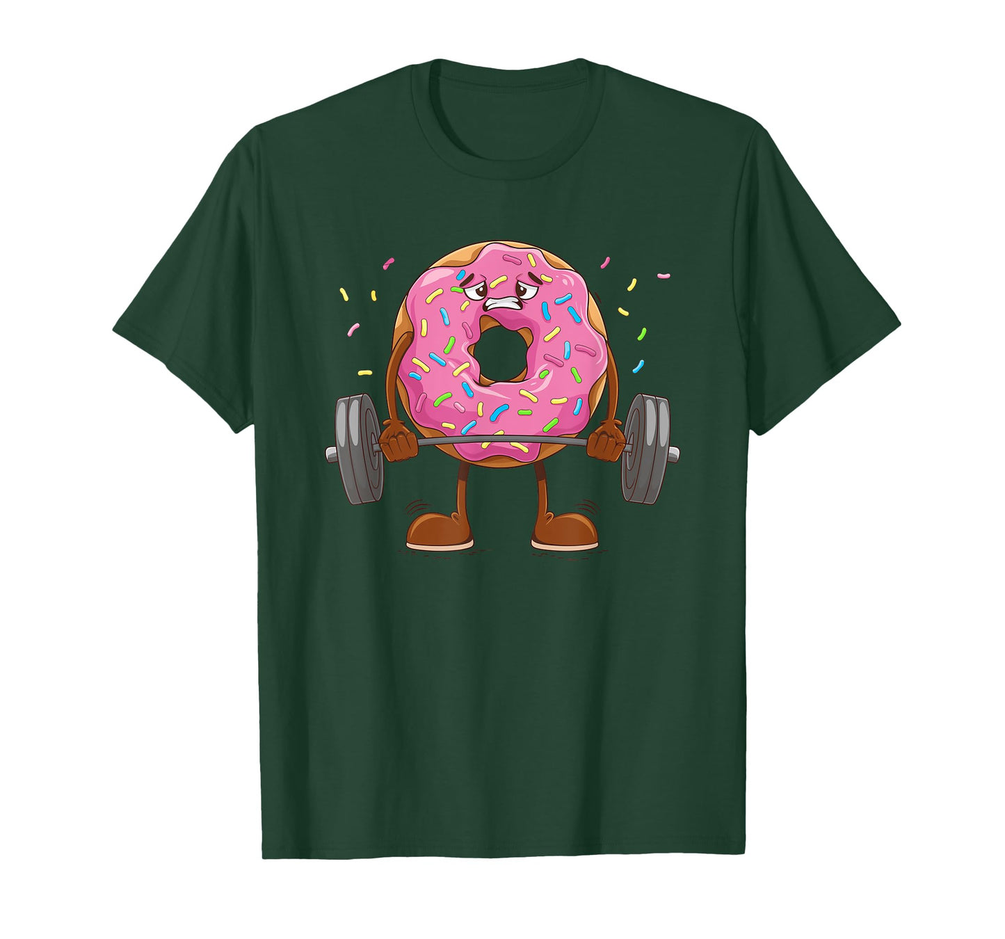 Weightlifing - Funny Fitness Workout Gym Donut Lover T-Shirt