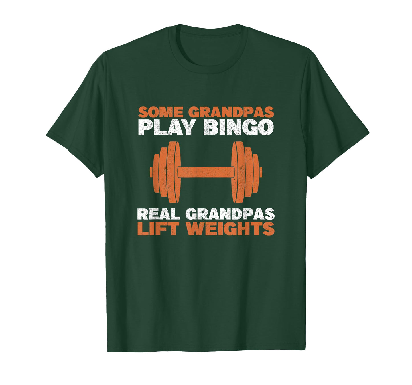 Grandpa Lift Weights Gym Workout Bodybuilding Weightlifting T-Shirt