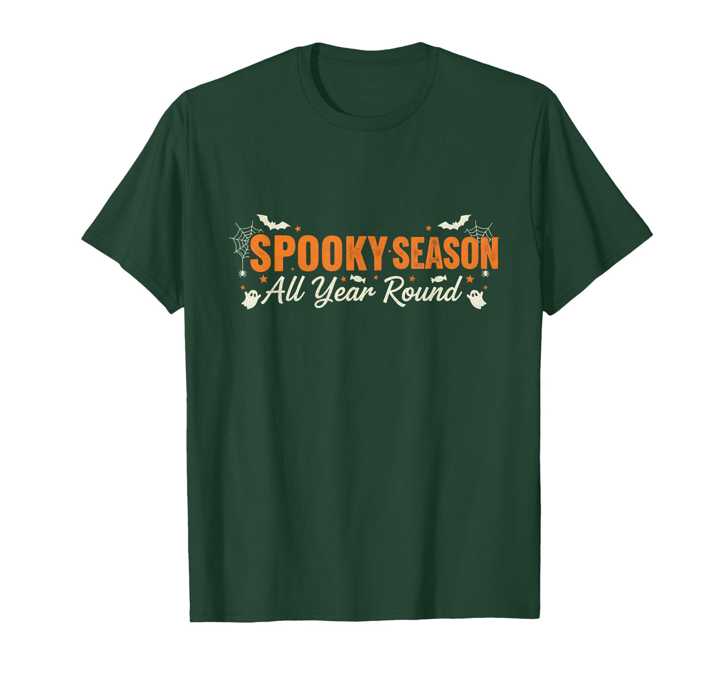 Sppoky Season All Year Round Funny Halloween Trick or Treat T-Shirt