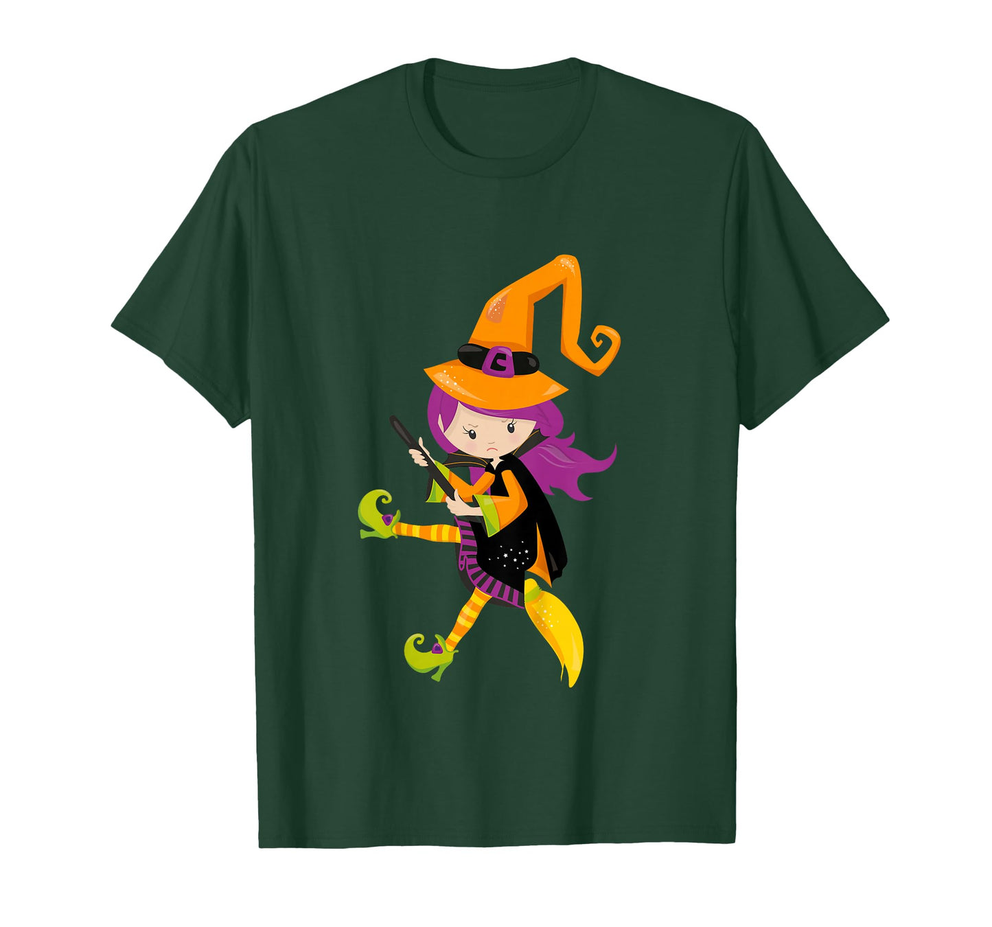 Girls Halloween Witch Shirt for Kids T-Shirt