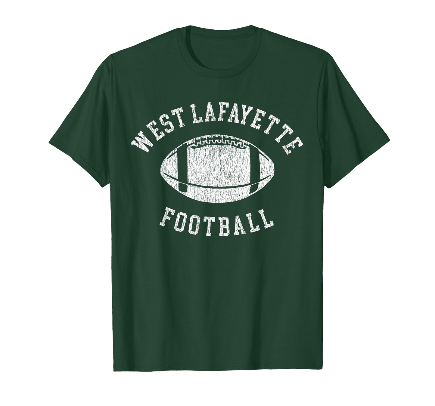 West Lafayette Football Distressed Vintage 80's Throwback T-Shirt