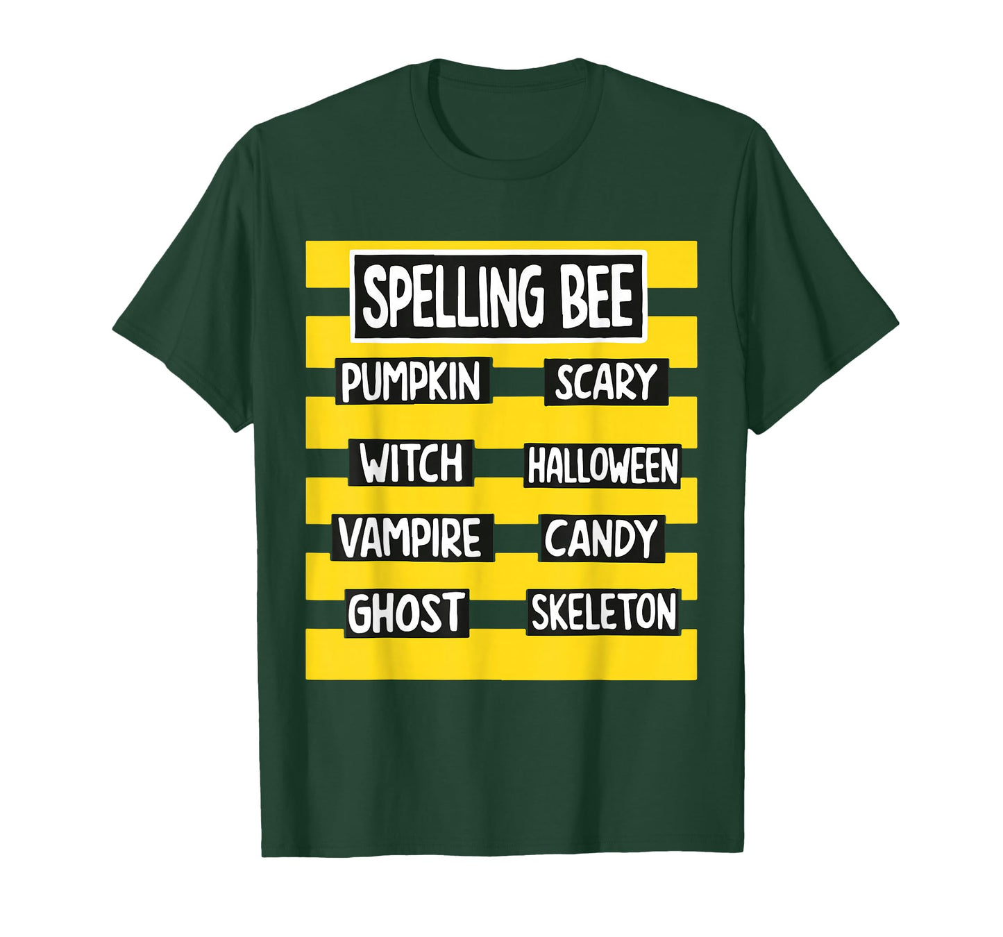 Funny Pun Halloween Costume for Teachers spelling bee T-Shirt