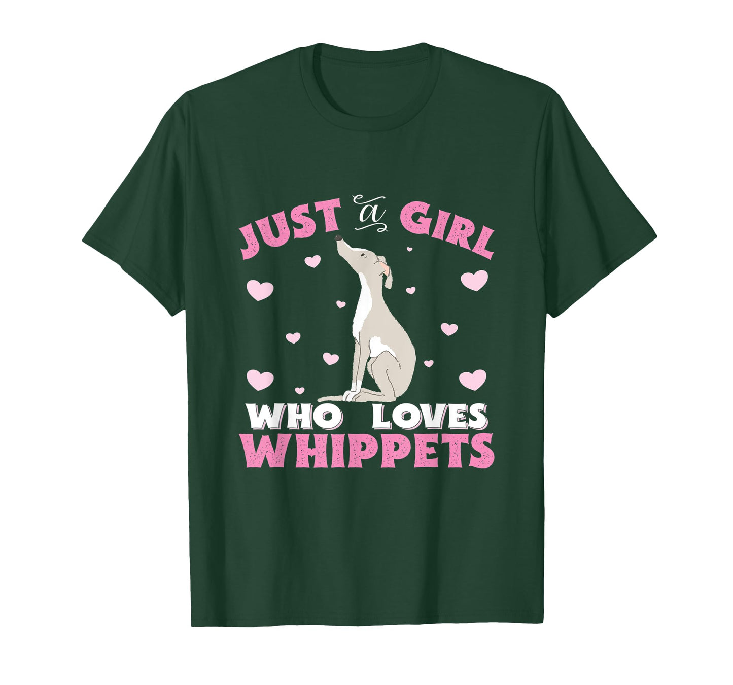 Whippet Just A Girl Who Loves Whippets Womens Gift T-Shirt