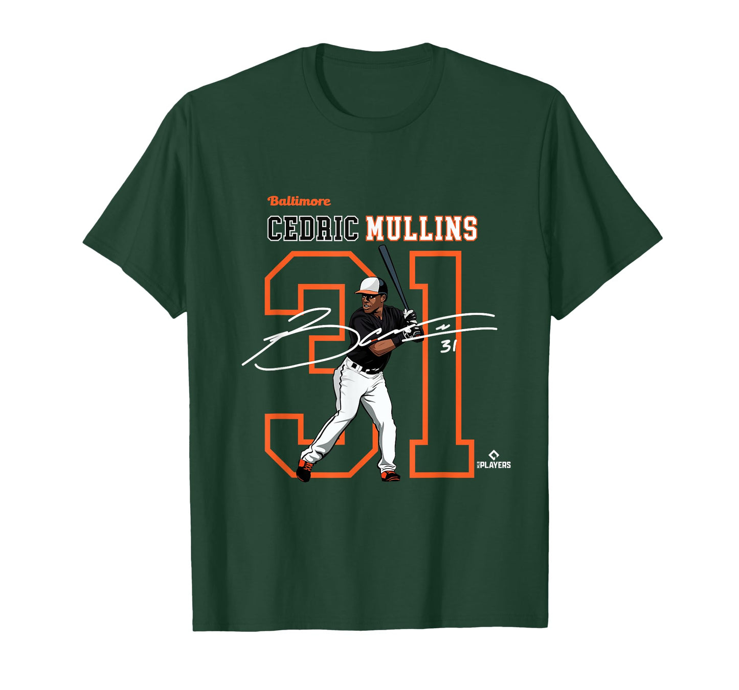 Cedric Mullins | Baltimore Baseball Players | MLBCMS3004 T-Shirt