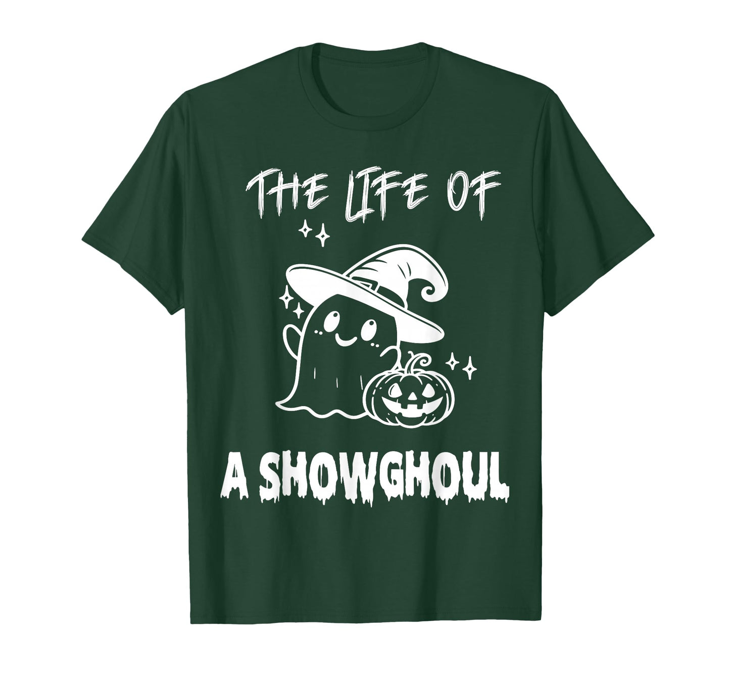 The Life of A Showghoul Halloween Retro Girl T-Shirt