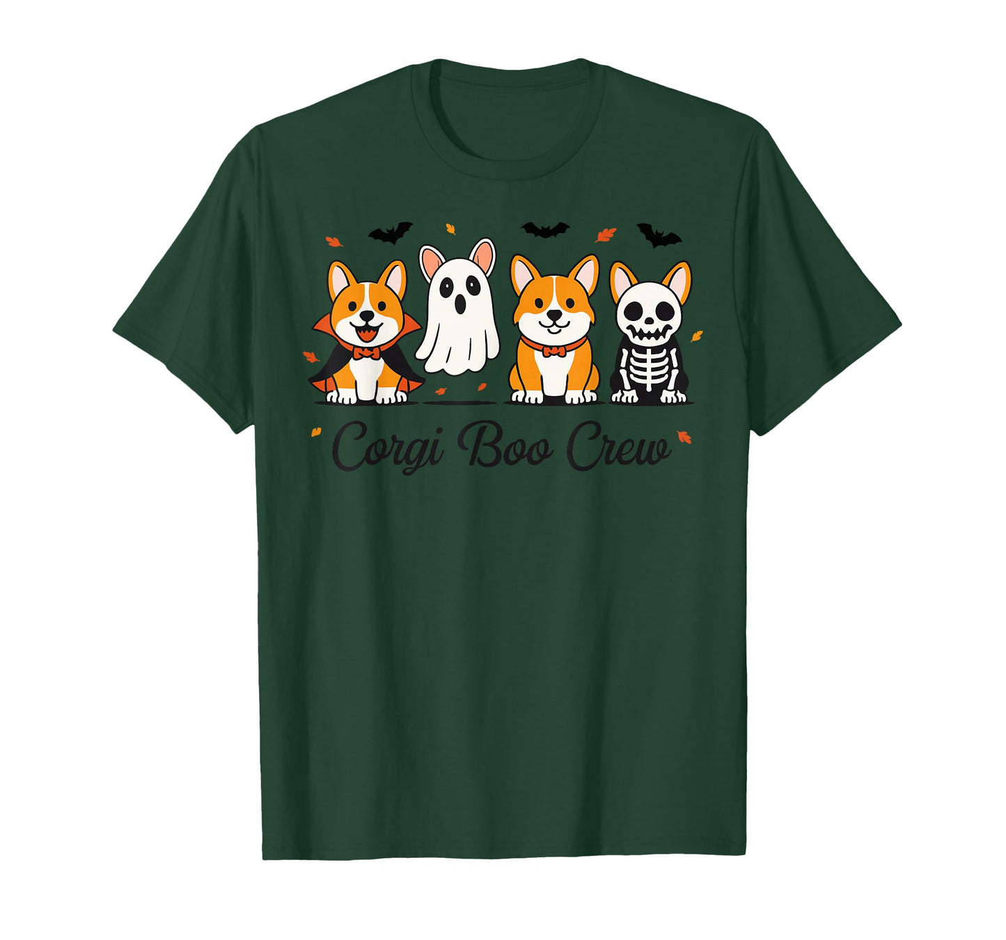 Corgi Dog Halloween Ghost Corgi Dogs Fall Autumn Pumpkin T-Shirt