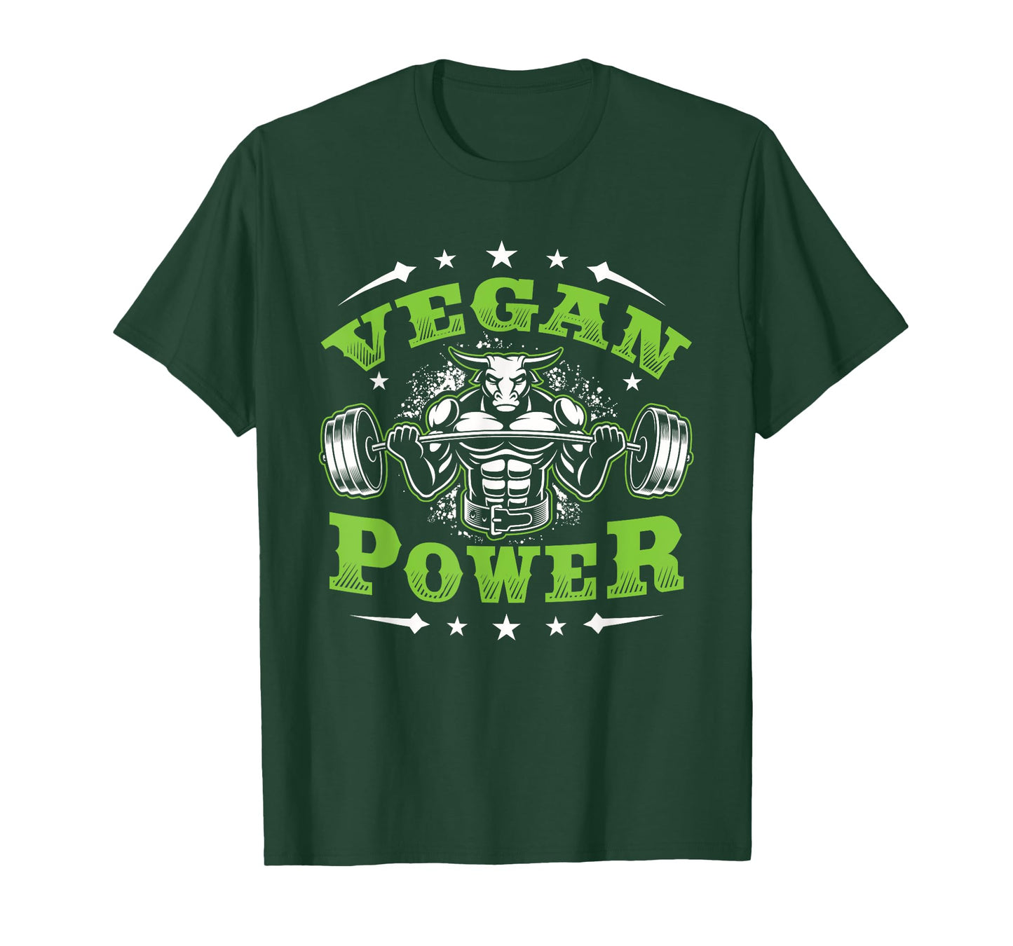 Vegan Fitness Workout I'm Vegan Power T-Shirt