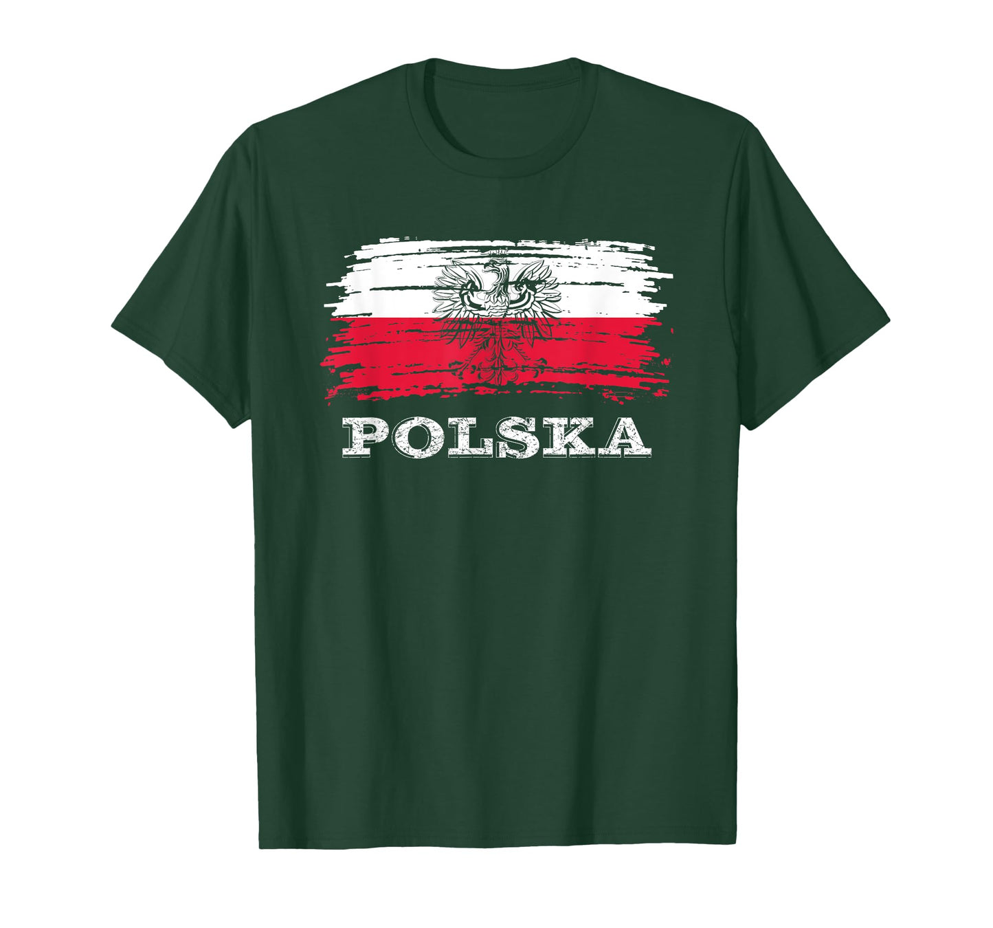 Polish Gifts, Polish Pride, Polish Flag with Eagle Polska T-Shirt