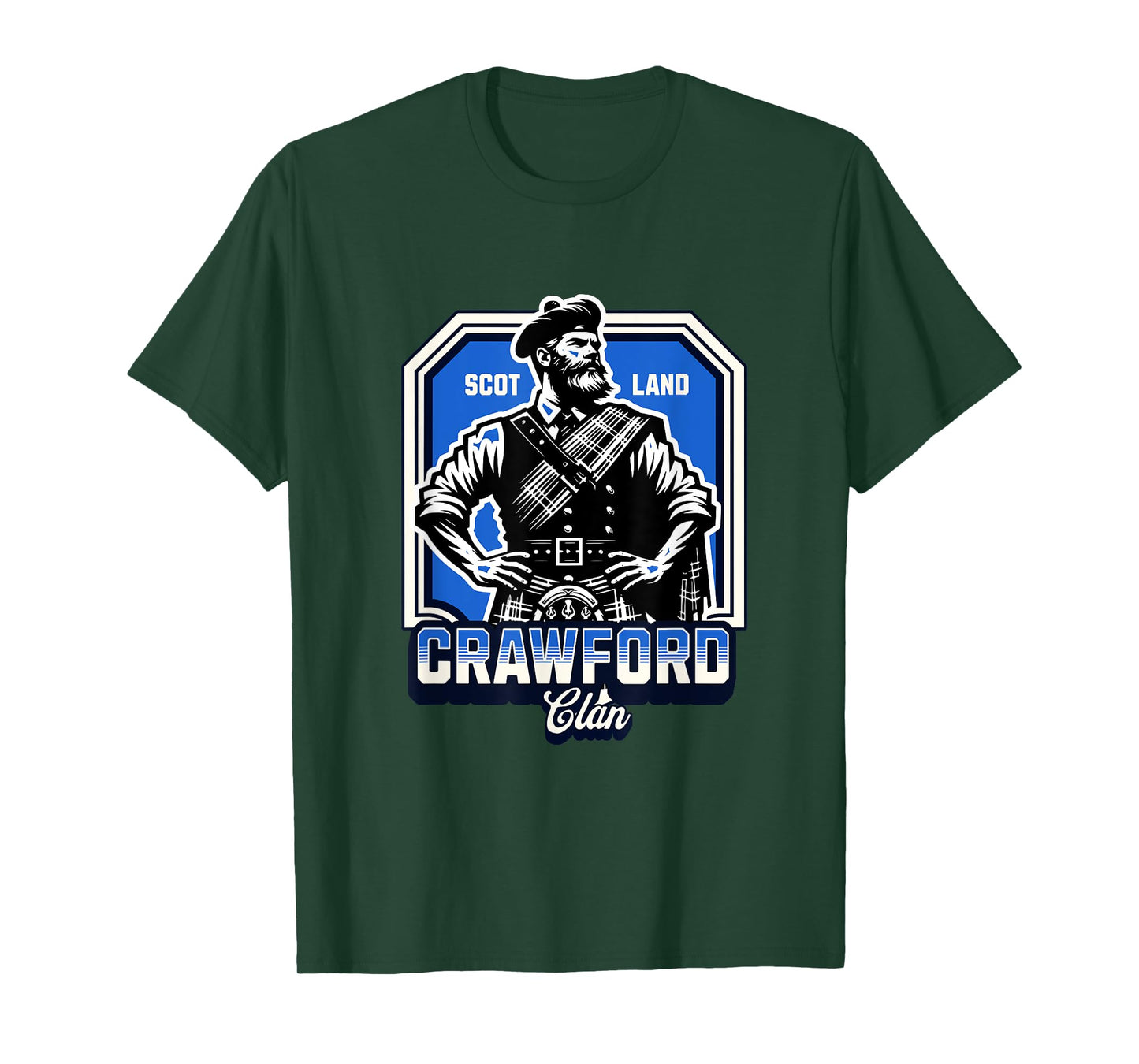 Crawford Clan Scottish Gaelic Name T-Shirt