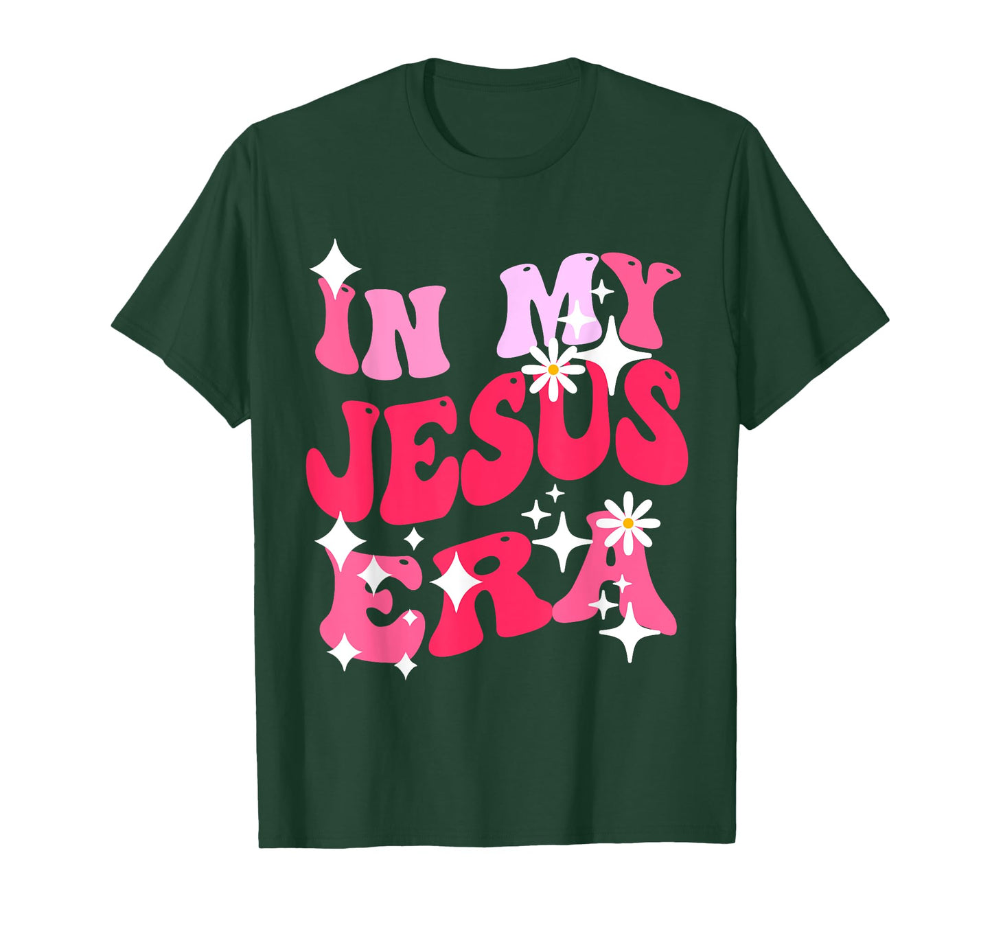 In My Jesus Era Christian Religious Apparel For Women & Kids T-Shirt