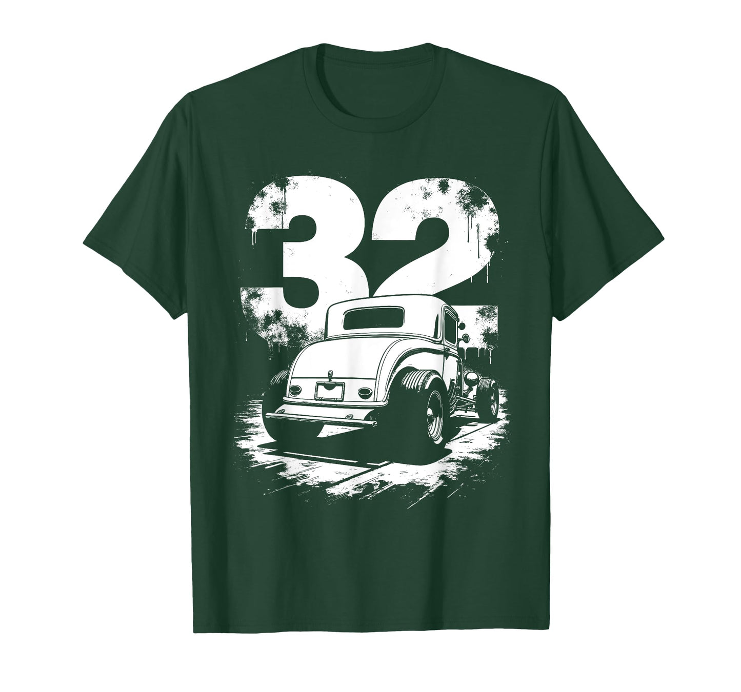 1932 American Classic 3 Window Deuce Coupe Hot Rod T-Shirt