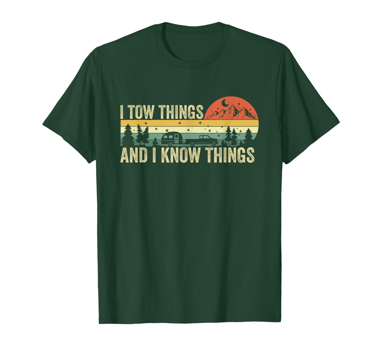 Vintage I Tow Things and I know Things Funny Father's Day T-Shirt