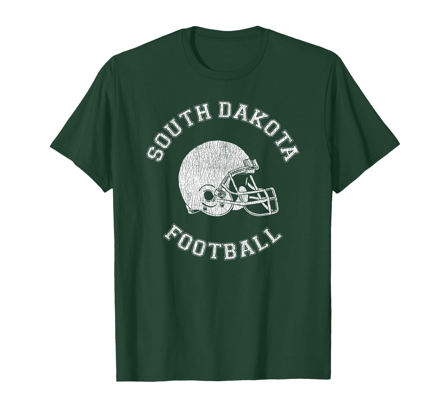 South Dakota Football Distressed 1980's Retro P.E.Dept Style T-Shirt