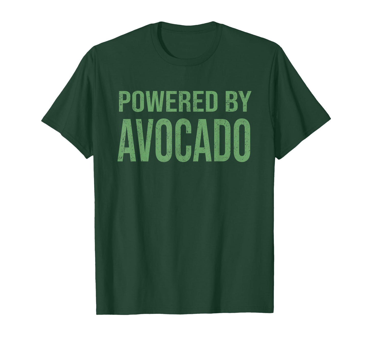 Powered By Avocado Cool Fitness Gym Gift T-Shirt