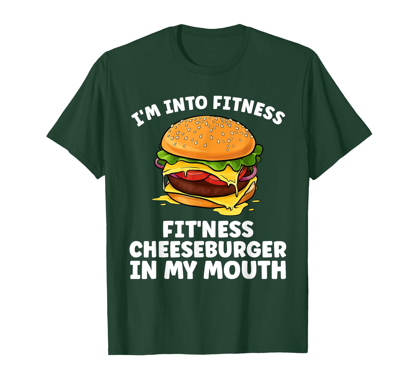 Funny Cheeseburger For Men Women Kids Burger Hamburger Lover T-Shirt