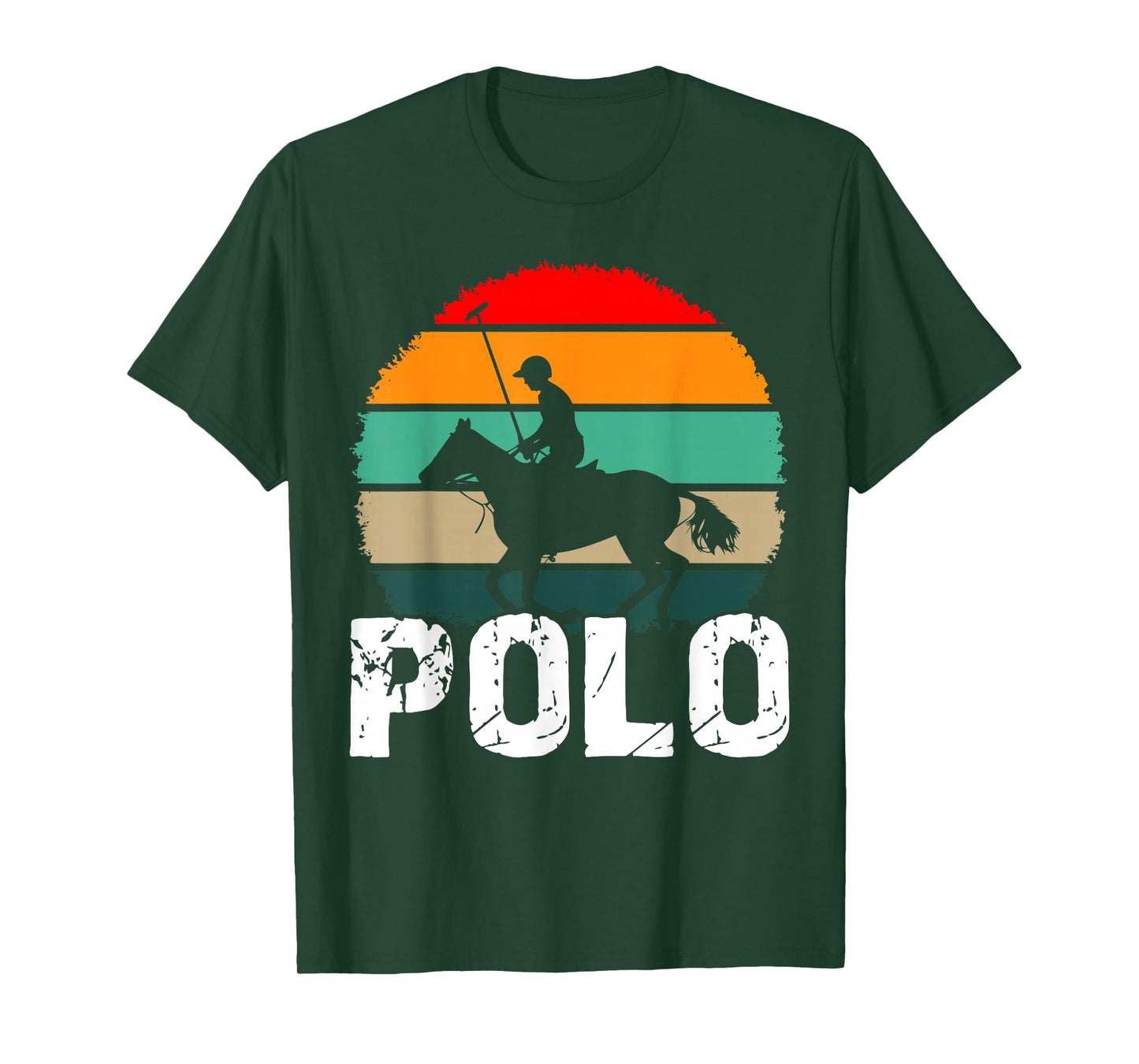 Western Horse Polo Practice Vintage Horseback Riding T-Shirt