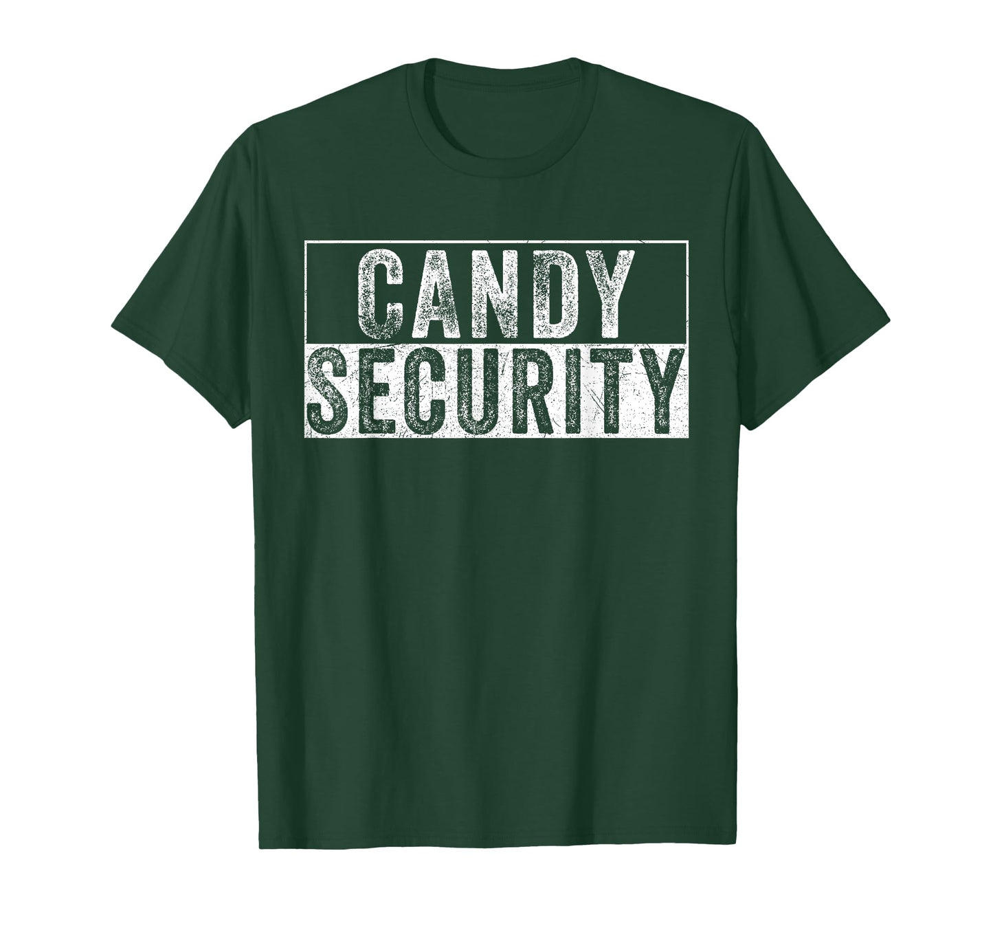 Halloween Funny Ghost Vintage Candy Security Adult Kids T-Shirt