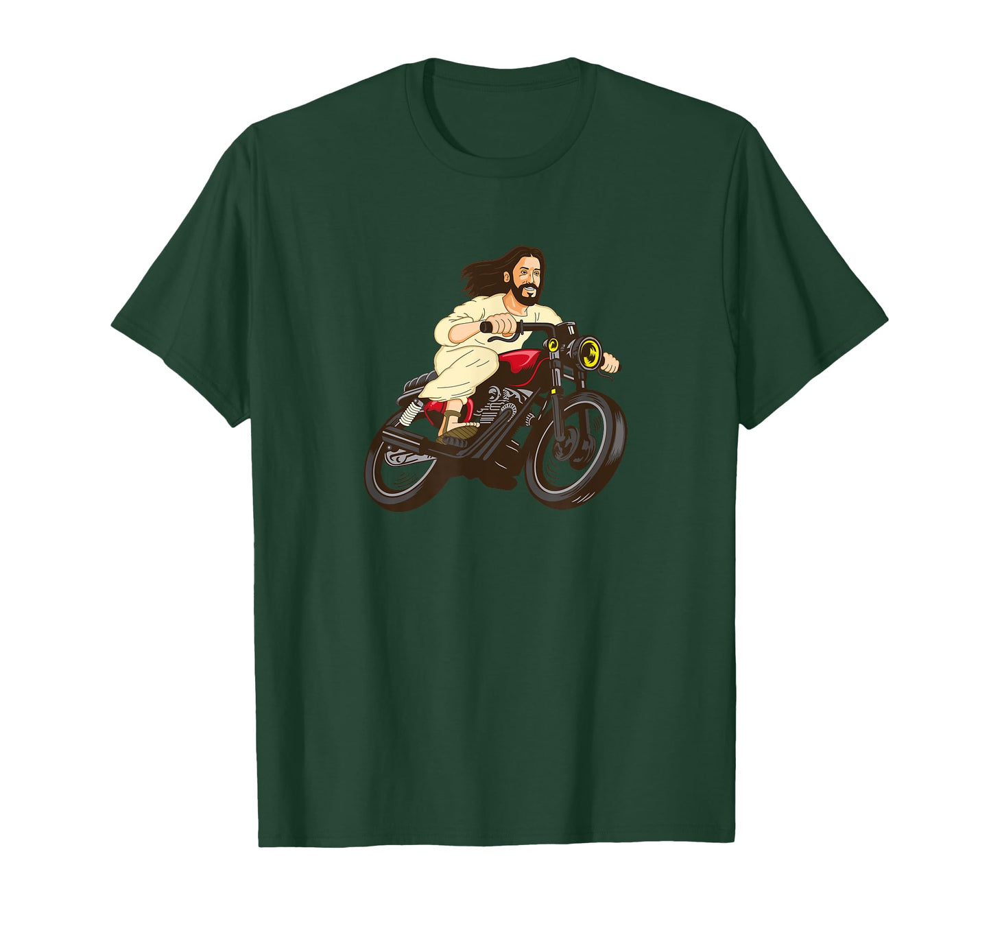 Christ on a Motorcycle Lord Jesus God Church Gift T-Shirt